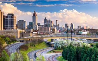 Atlanta tech hub skyline