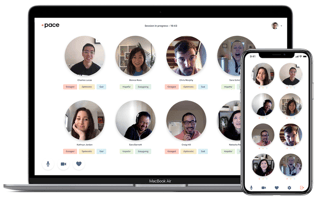 pace groups mental health app support groups series a