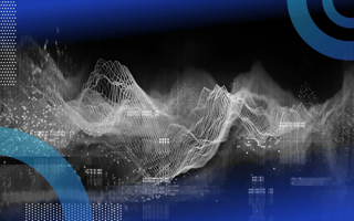 waves of data on a graph