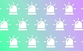 alerts on gradient background