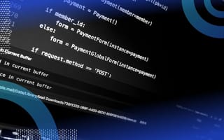 Code on a laptop screen