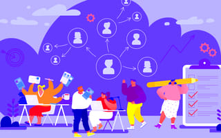 How to Get Comfortable With Delegation  A group of people practicing delegation techniques at work.