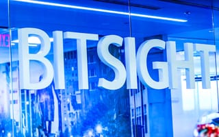 BitSight sign on the wall in the office