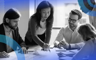 A data science team discusses their work