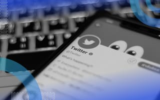 The Twitter app open on a iPhone.