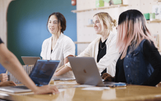 Duolingo's team collaborating