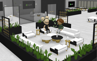 A screenshot of Spot Virtual's metaverse platform