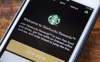 The Starbucks mobile app