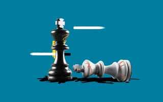 chess pieces to symbolize brand positioning