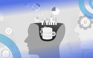 person with data in head