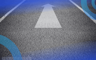 arrow on track