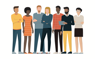 team members together