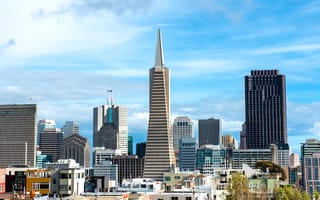 Business center in downtown San Francisco