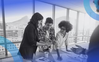 three consultants talking