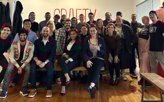 Crafty staff at its old HQ