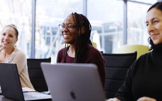 SharkNinja's team gathers for a meeting