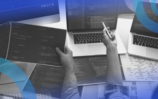 Two devs examining SOQL and SQL code.