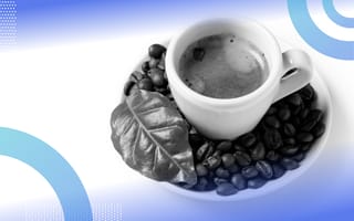 Caffe picture of an espresso coffee