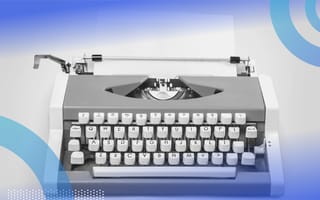 playwright image of an old-fashioned typewriter with a piece of paper in it