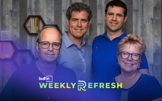 The four members of BetterManager’s founding team pose for a photo.