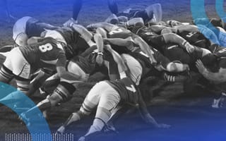 Scrum team huddled together