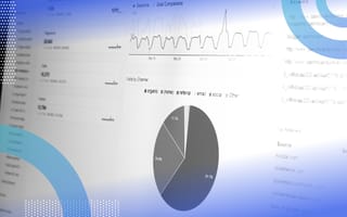 Web Analytics graphs showing data