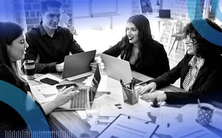 Engineering team brainstorming