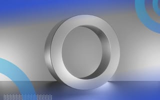 A big, digital rendering of the letter "O."