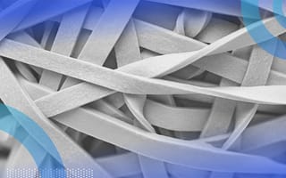 Python Elasticsearch: An Introduction A close up angle of an elastic, rubber band ball.