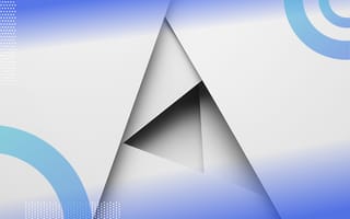 AngularJS abstract image of what look like several pieces of white paper overlaid to make an A-like shape