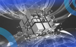 A blockchain being created from scratch.