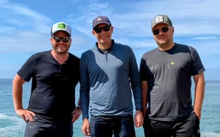 Pictured from left are Kit Merker, Nobl9’s chief growth officer; Brian Singer, the company’s co-founder and chief product officer; and Marcin Kurc, the company’s co-founder and CEO.