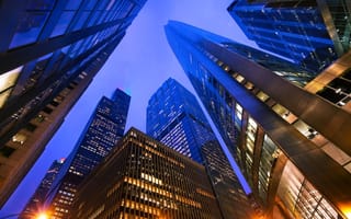 Photo of Chicago skyscrapers.