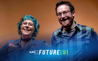Tangle co-founders Cy Wise (left) and Alex Schwartz (right) pose for a photo.
