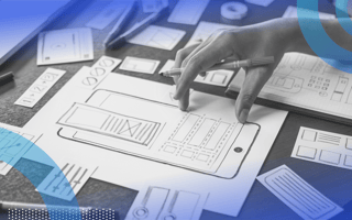 UX Design person creating UX Design
