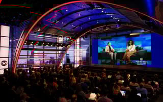 Warner Bros. Discovery team members gathered for global town hall meeting