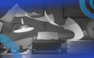 Copywriting a picture of a type writer