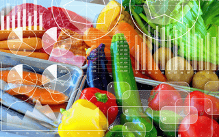 Food and data produced by innovative food companies.