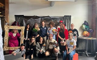 Group photo of the Invaluable team.
