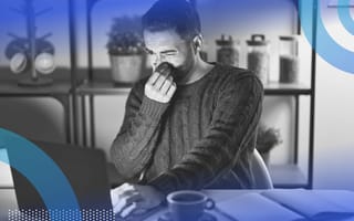 A person smelling something bad. Code smells can be prevented with accurate coding up front.