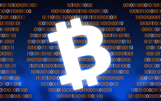 A large Bitcoin Cash logo.