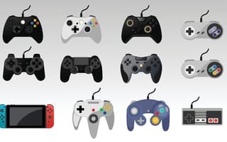 image of various video game controllers game recruitment