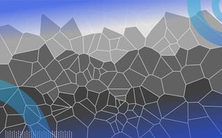 A voronoi diagram.