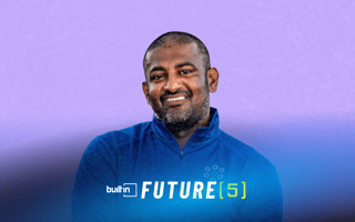 Cambio co-founder and CEO Blesson Abraham poses for a photo.