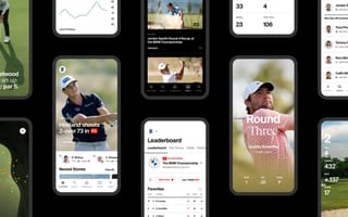product images of PGA' TOURs new digital experience