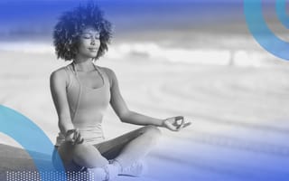 A woman meditating. The well-being of a founder can affect a startup’s success.