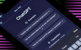 A mobile device with ChatGPT displayed.