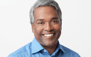 Thomas Kurian, CEO of Google Cloud, poses for a photo.