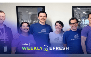 The StriveWorks team poses for a photo.