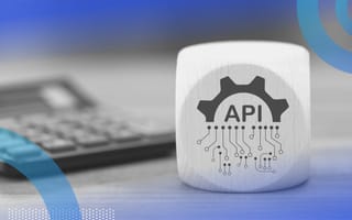 An API symbol on a wooden block. API security is essential to